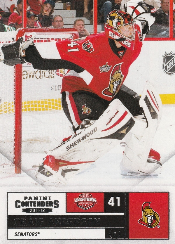 Hockey card Craig Anderson