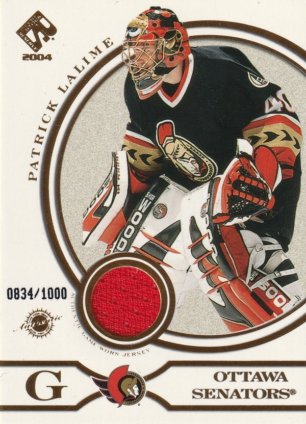 Hockey card Patrick Lalime