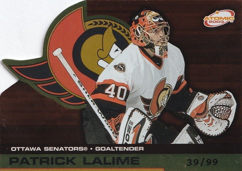 Hockey card Patrick Lalime