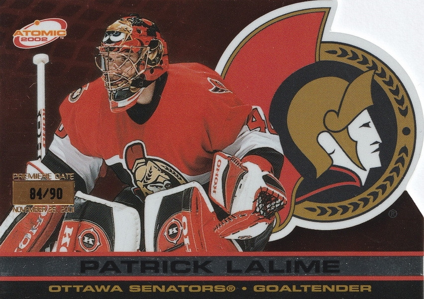 Hockey card Patrick Lalime