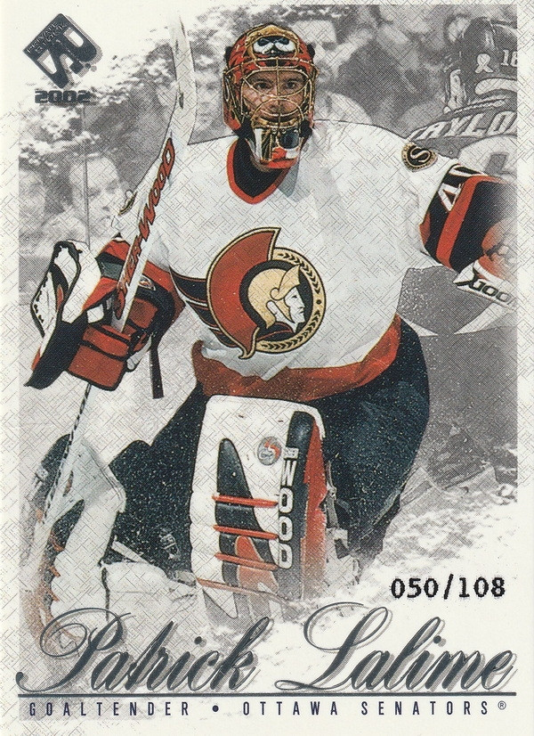 Hockey card Patrick Lalime