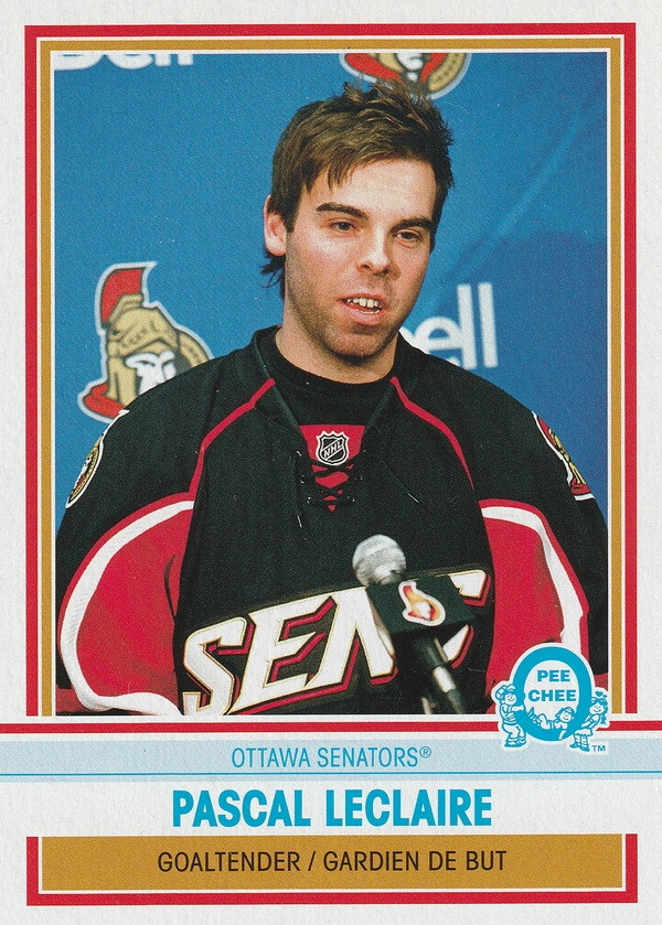 Hockey card Pascal Leclaire
