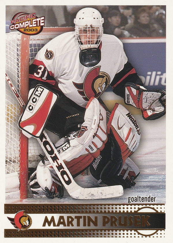 Hockey card Martin Prusek