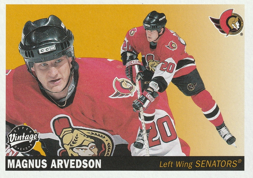 Hockey card Magnus Arvedson