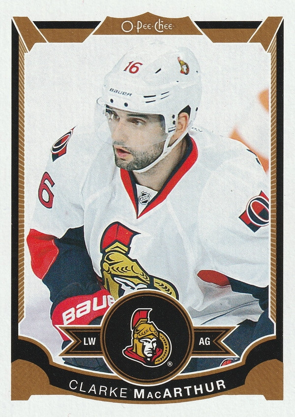 Hockey card Clarke MacARTHUR