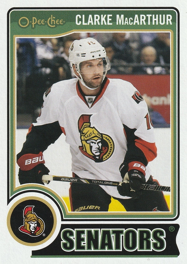 Hockey card Clarke MacARTHUR