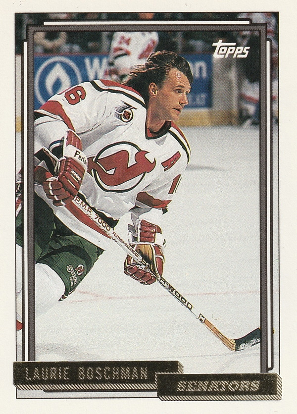 Hockey card Laurie Boschman