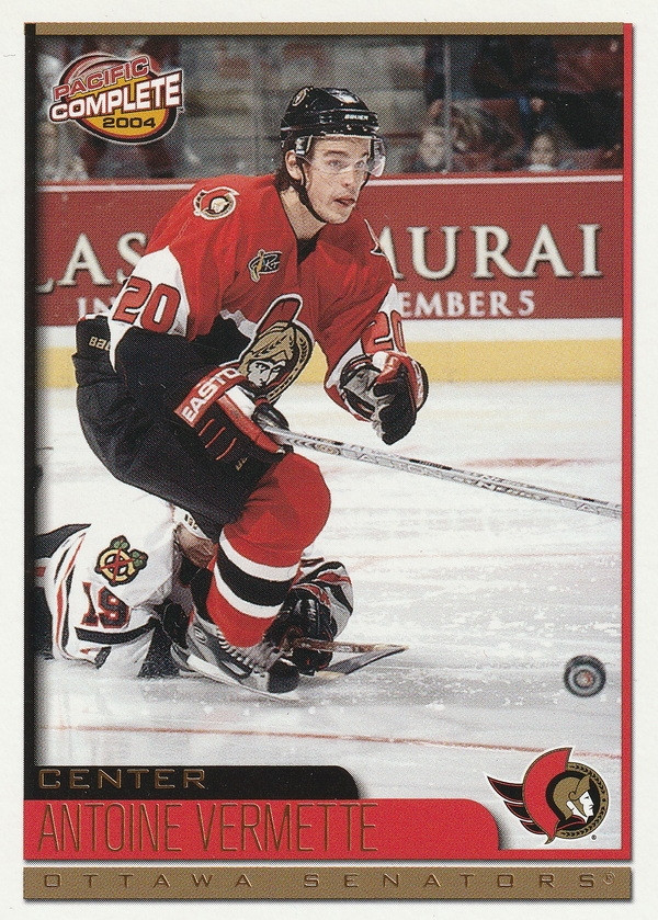 Hockey card Antoine Vermette