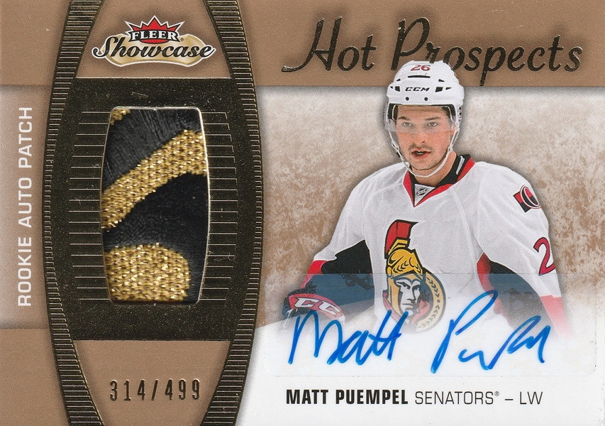 Hockey card Matt Puempel