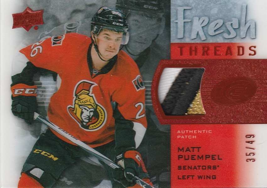 Hockey card Matt Puempel