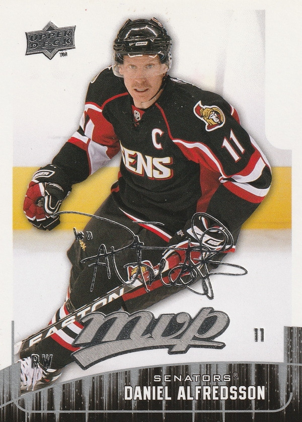 Hockey card Daniel Alfredsson