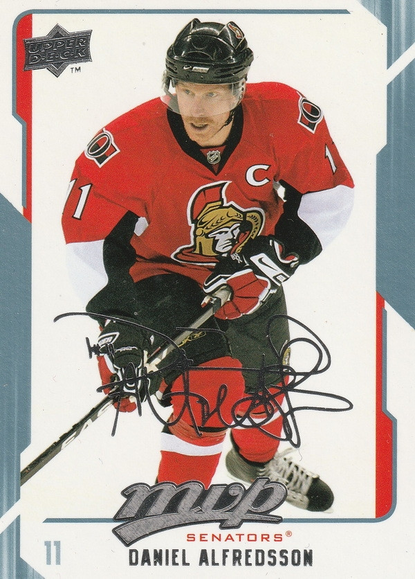 Hockey card Daniel Alfredsson