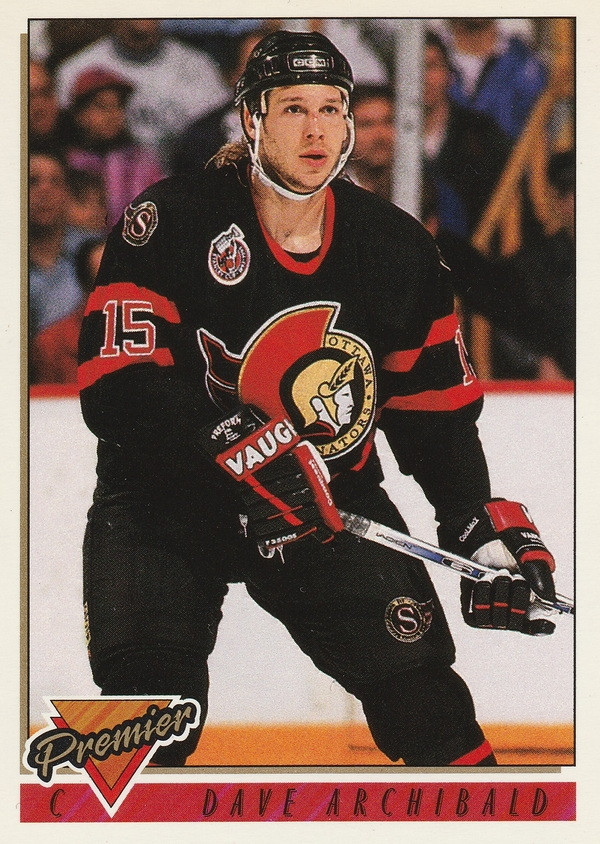 Hockey card Dave Archibald