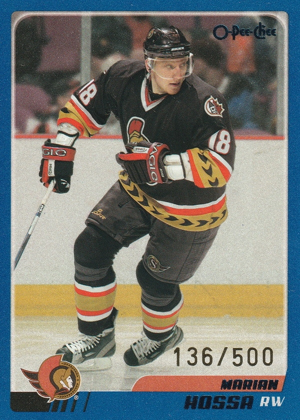 Hockey card Marian Hossa