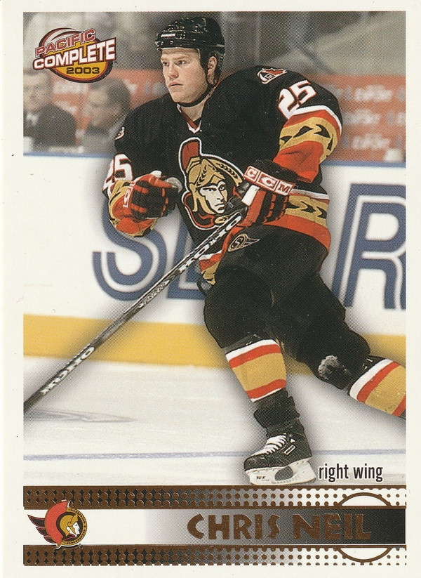 Hockey card Chris Neil