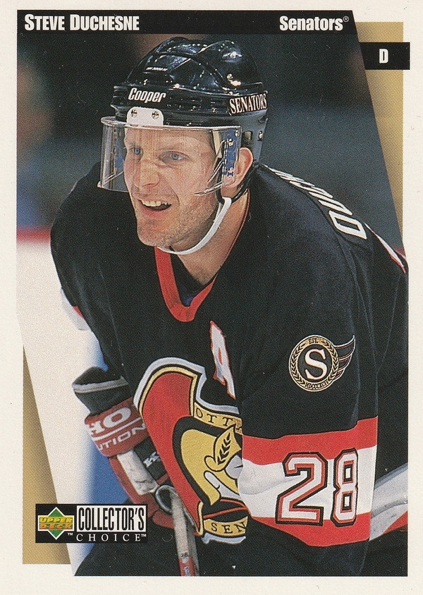 Hockey card Steve Duchesne