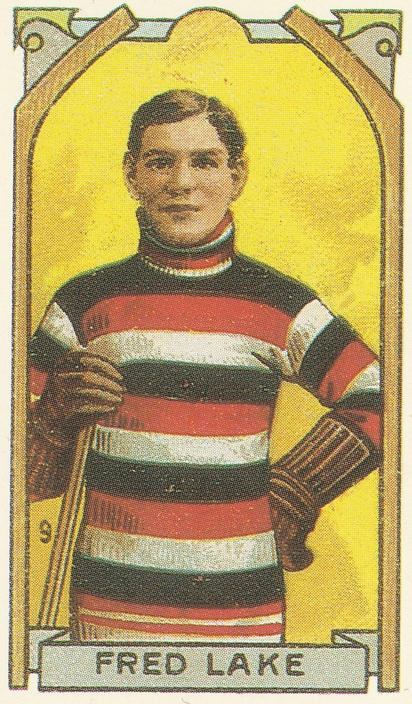 Hockey card Fred Lake
