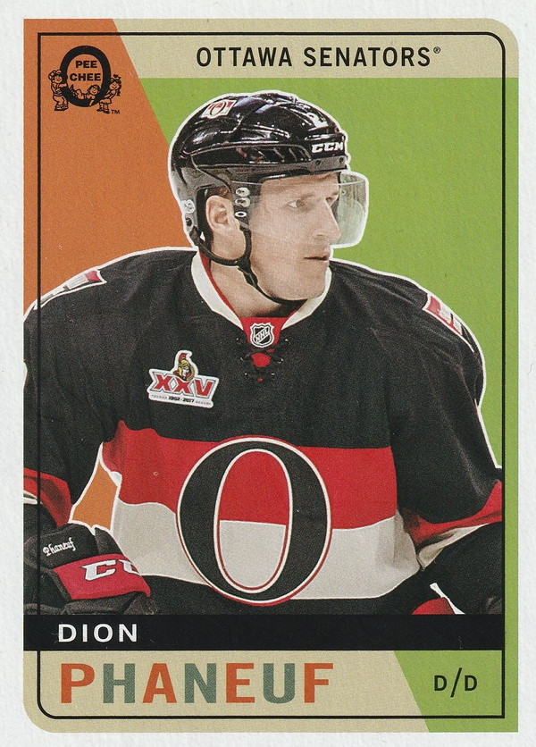 Hockey card Dion Phaneuf