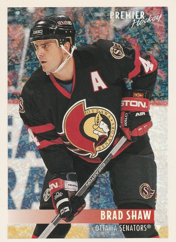Hockey card Brad Shaw
