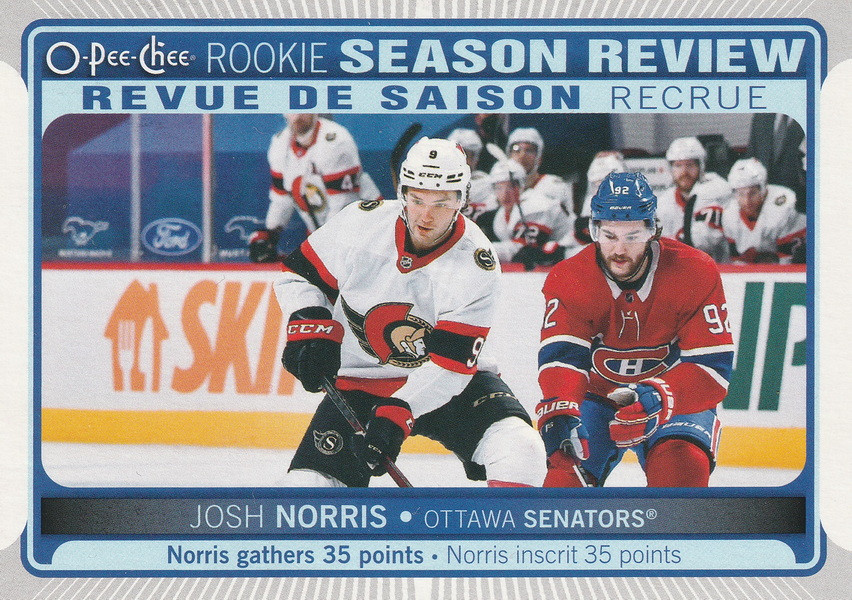 Hockey card Josh Norris