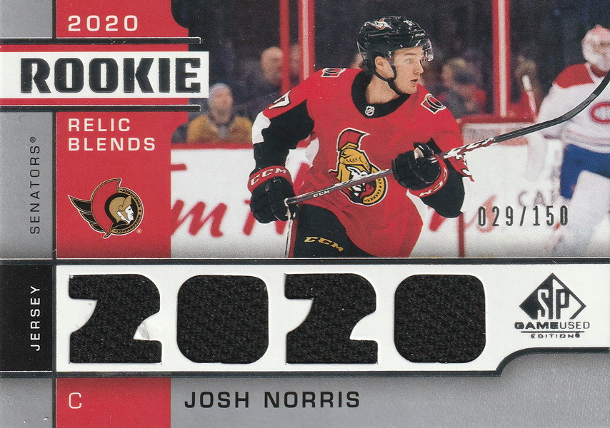 Hockey card Josh Norris