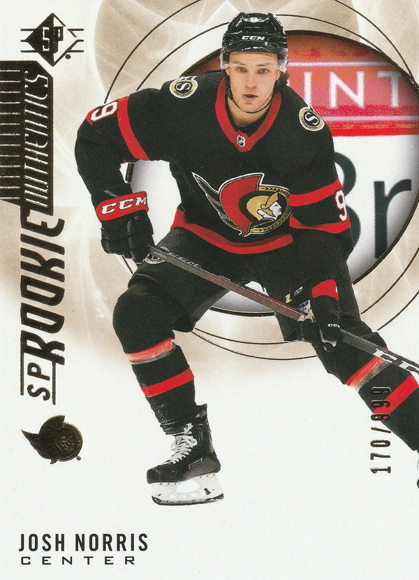 Hockey card Josh Norris