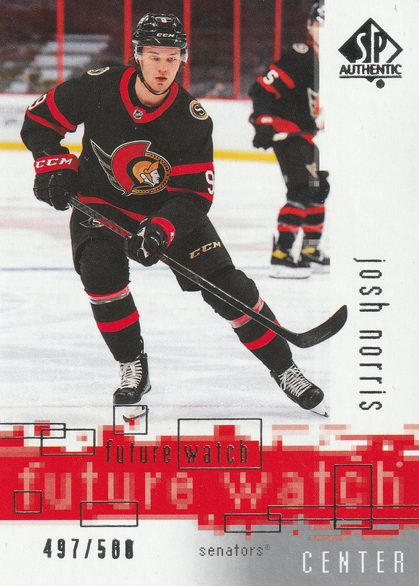 Hockey card Josh Norris