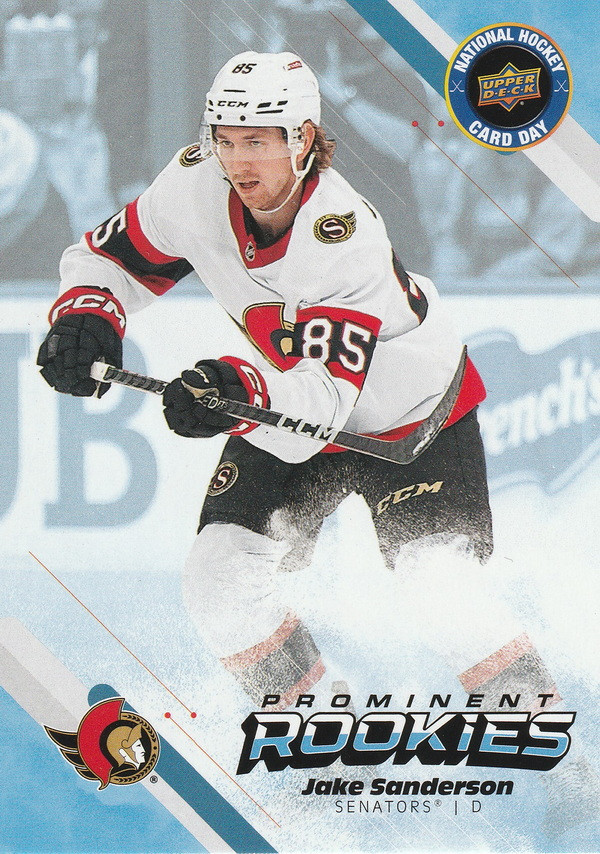 Hockey card Jake Sanderson