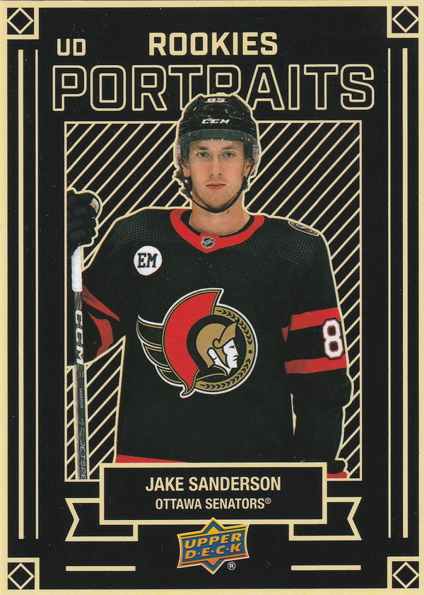 Hockey card Jake Sanderson