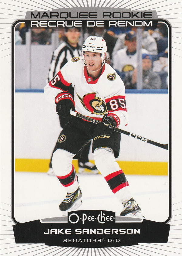Hockey card Jake Sanderson