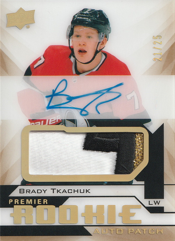 Hockey card Brady Tkachuk