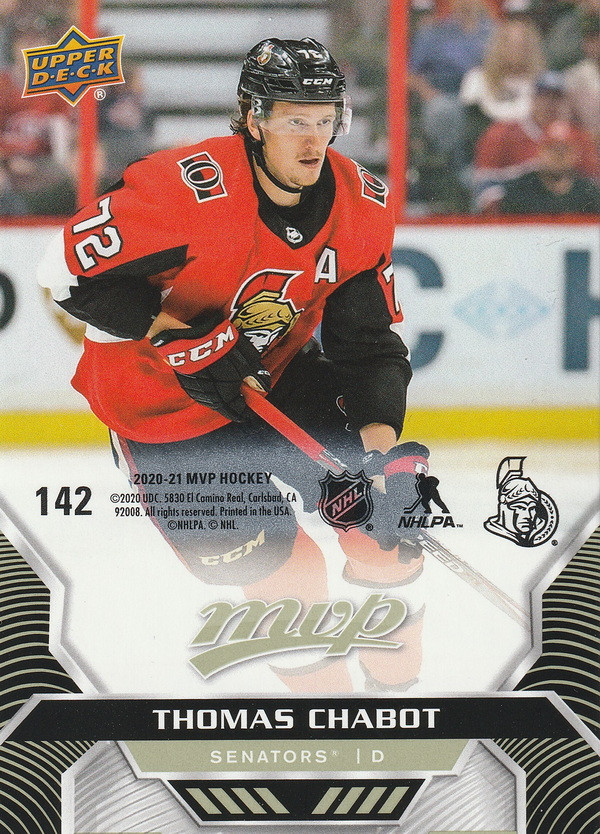 Hockey card Thomas Chabot