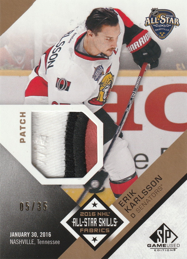Hockey card Erik Karlsson