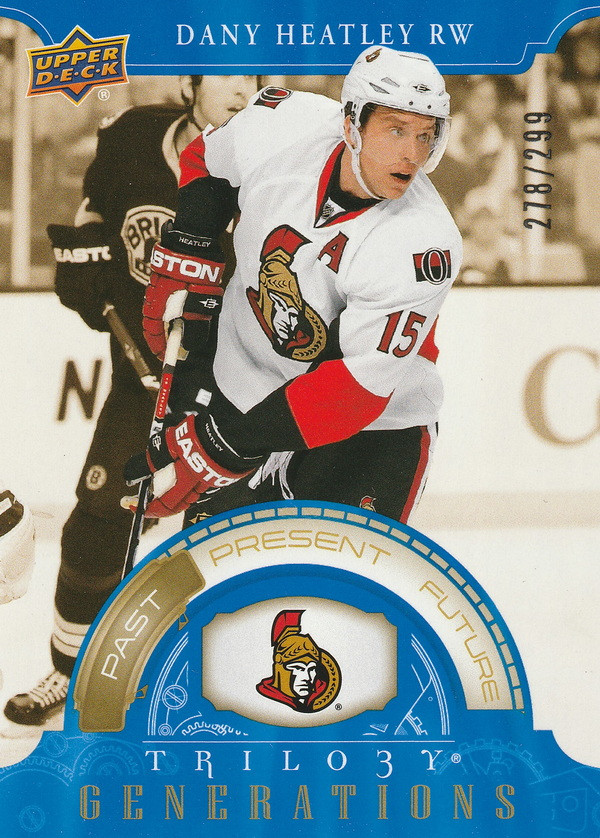 Hockey card Dany Heatley