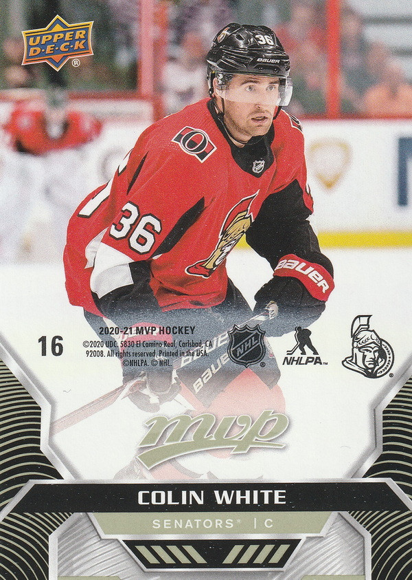 Hockey card Colin White