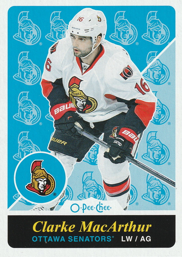 Hockey card Clarke MacARTHUR