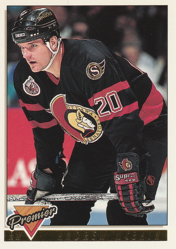 Hockey card Andrew McBain
