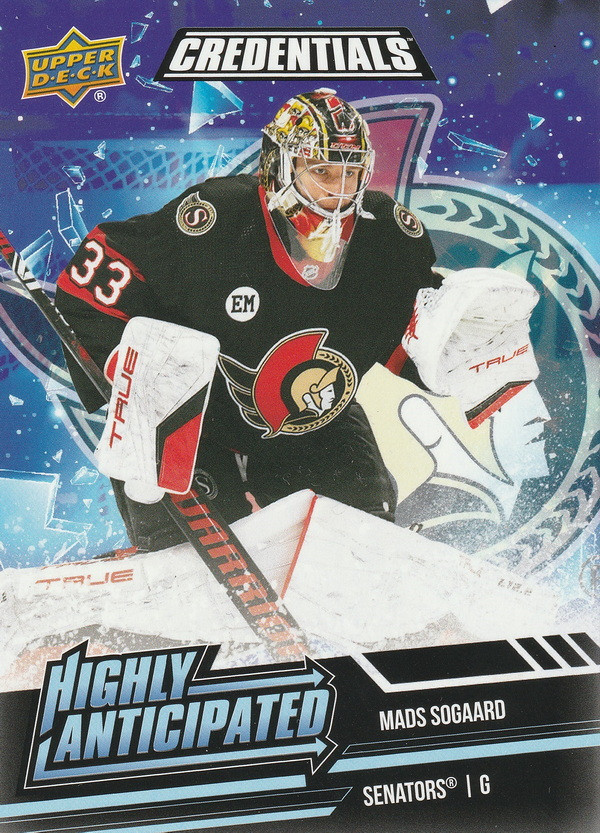 Hockey card Mads Sogaard