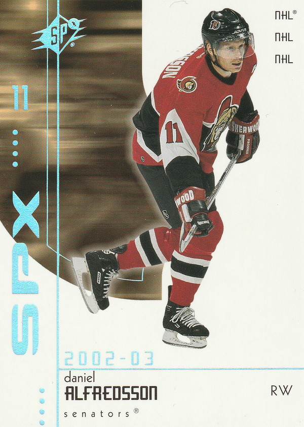 Hockey card Daniel Alfredsson