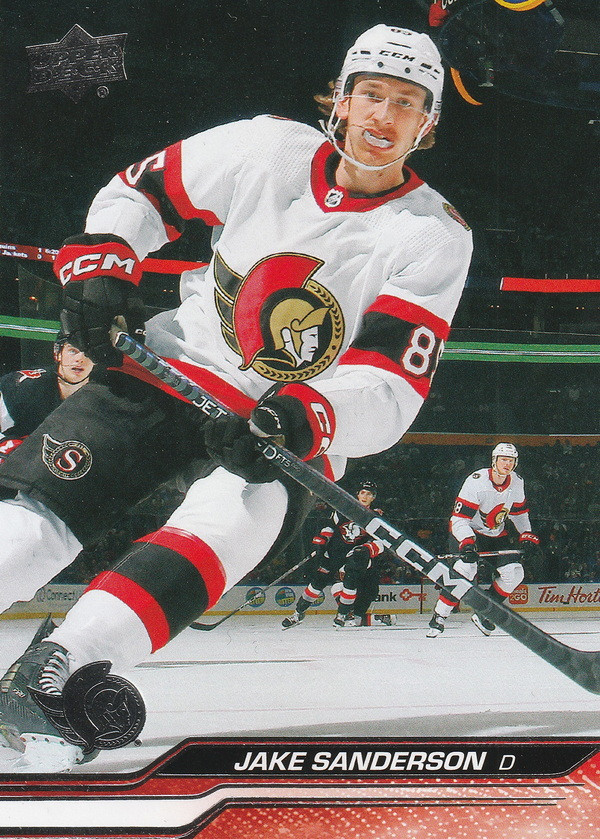 Hockey card Jake Sanderson