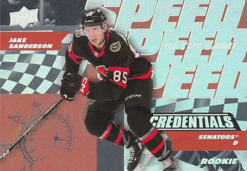 Hockey card Jake Sanderson