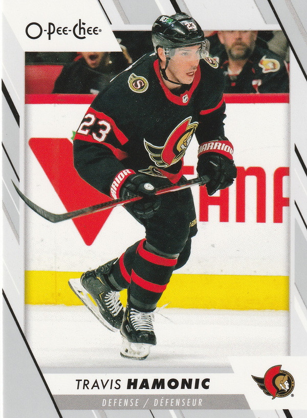 Hockey card Travis Hamonic