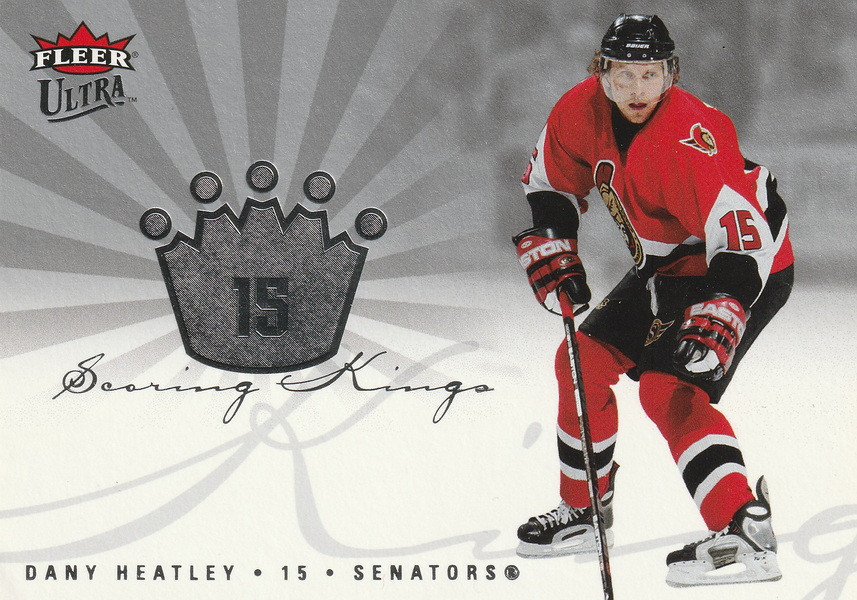 Hockey card Dany Heatley