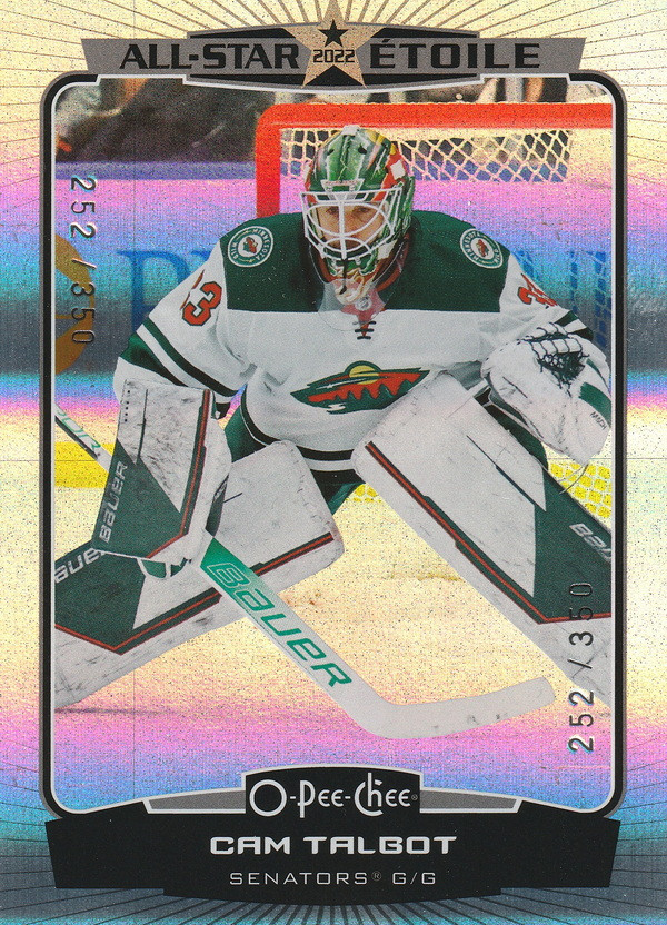 Hockey card Cam Talbot