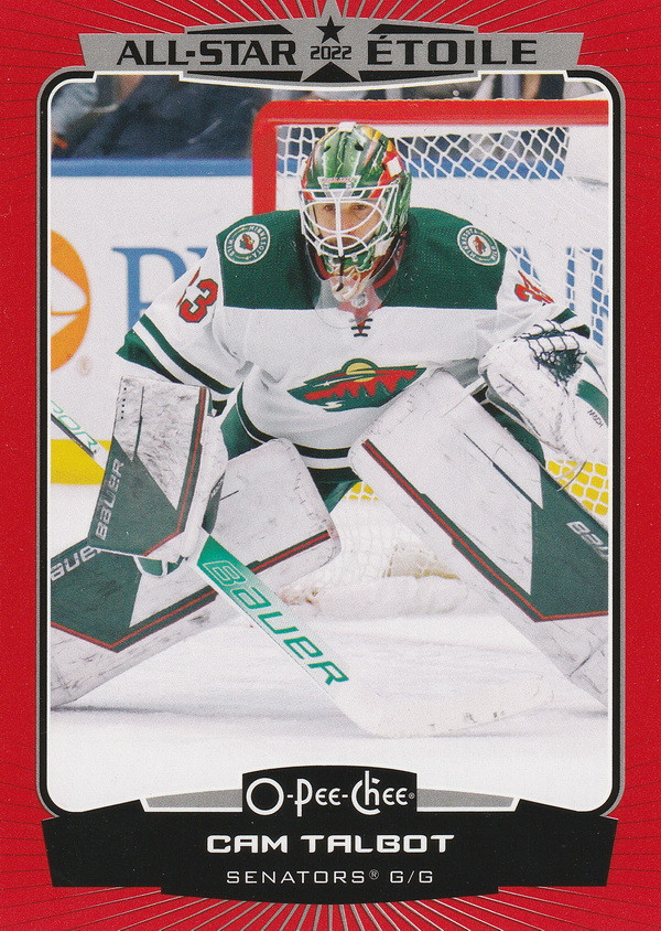 Hockey card Cam Talbot