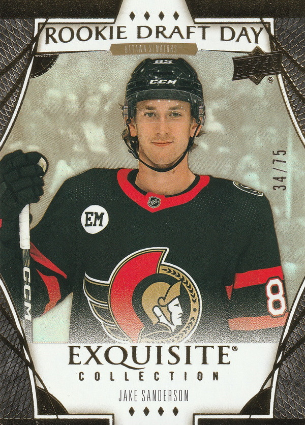 Hockey card Jake Sanderson