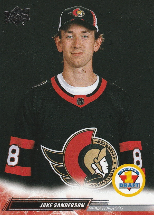 Hockey card Jake Sanderson