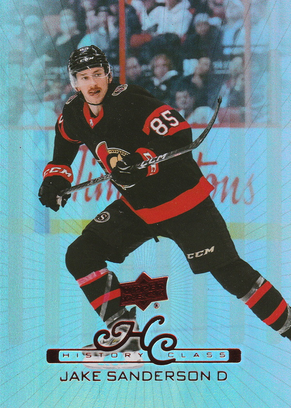 Hockey card Jake Sanderson