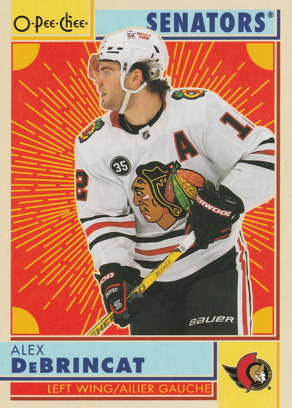 Hockey card Alex DeBrincat