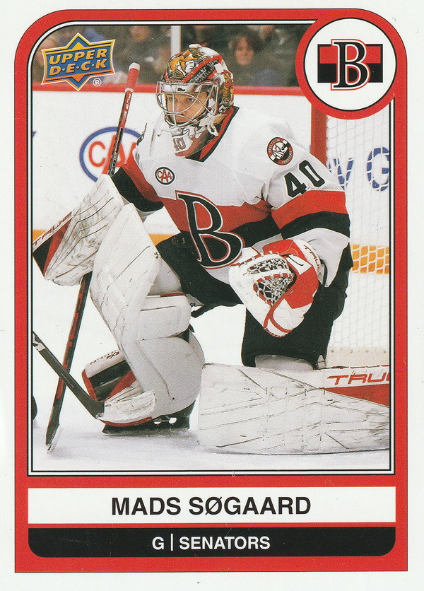 Hockey card Mads Sogaard